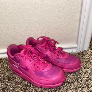Girls Hot Pink Nike Air Max size 2